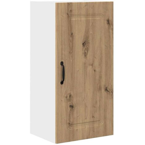 Meuble mural de cuisine，Armoire de cuisine Chêne artisanal 40 x 31 x 80 cm CFW51602