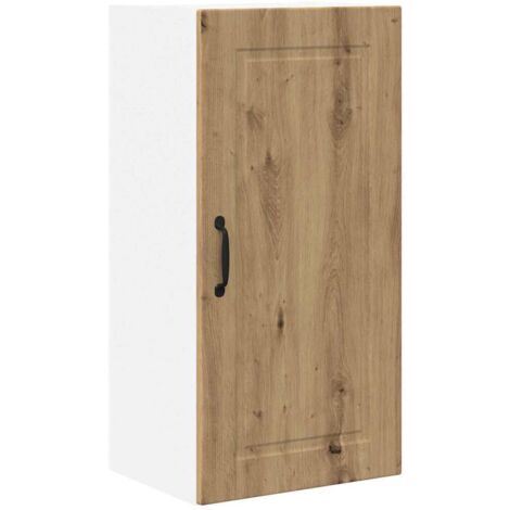 Meuble mural de cuisine，Armoire de cuisine Chêne artisanal 40 x 31 x 80 cm CFW54860