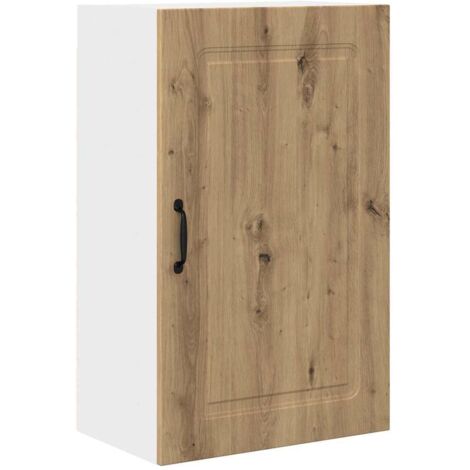 Meuble mural de cuisine，Armoire de cuisine Chêne artisanal 50 x 31 x 80 cm CFW24023