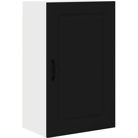 Meuble mural de cuisine，Armoire de cuisine Noir 50 x 31 x 80 cm Bois d'ingénierie CFW36973