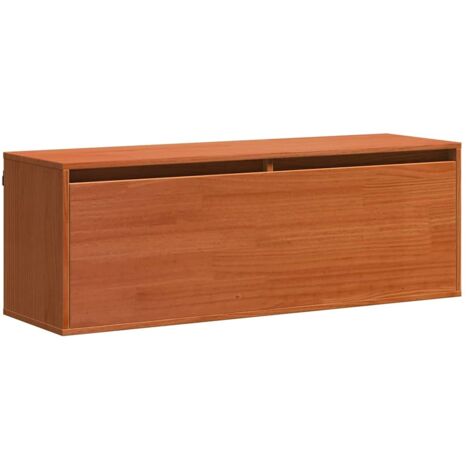 Meuble mural Marron cire 100 x 30 x 35 cm Bois massif en pin CFW293392