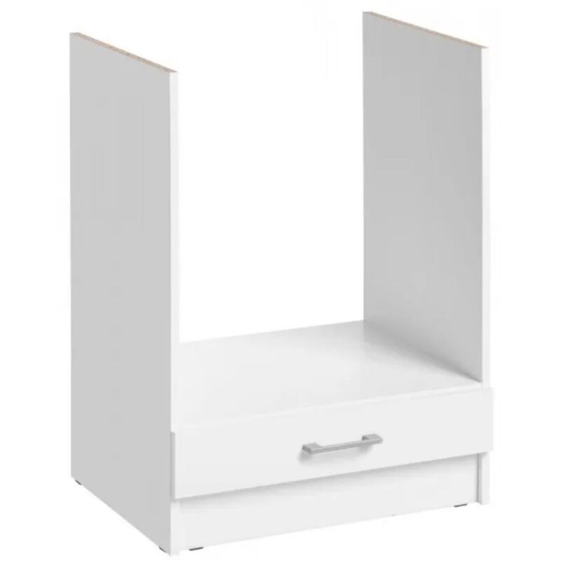 Meuble pour four encastrable Eco Blanc l 60 cm