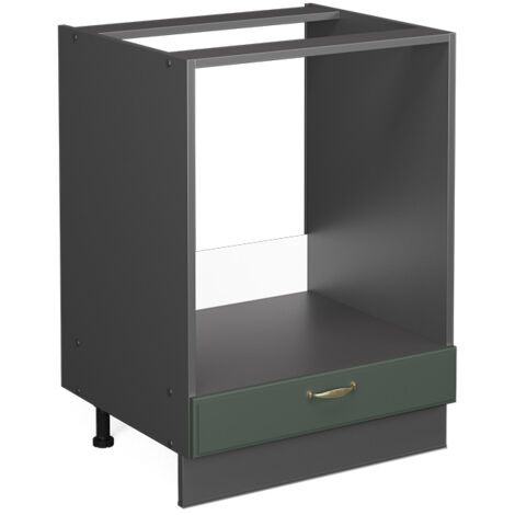 Meuble pour four Fame-Line, Vert Or Campagne, 60 cm sans plan de travail, Vicco