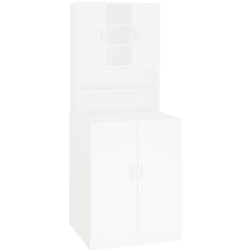 vidaXL Meuble pour machine à laver Blanc