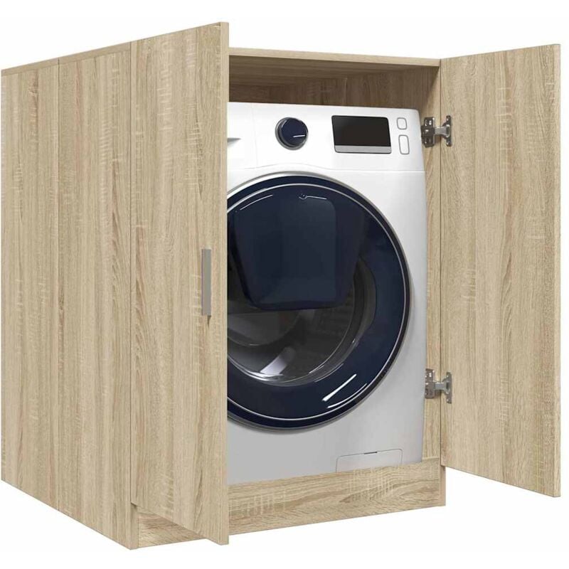 Maisonchic - Meuble pour machine à laver,Armoire de salle de bain,Meuble de salle de bain chêne sonoma 70,5x71,5x91,5 cm FR422277 design in