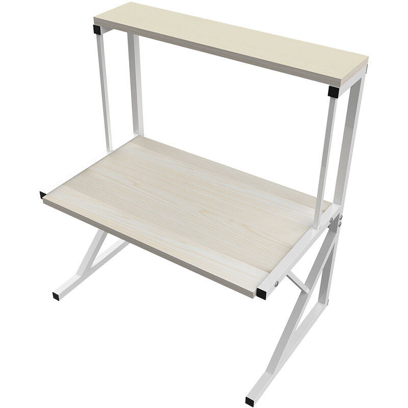 Meuble Rangement Cuisine Étagère Multifonction pour Micro Ondes Support pour four à micro-ondes 655430cm Blanc