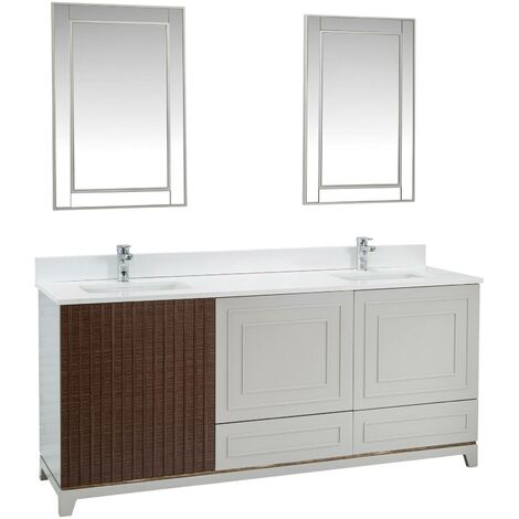 Meuble de salle de bain 180 cm design, meuble de salle de bain longueur 180  cm Palazza