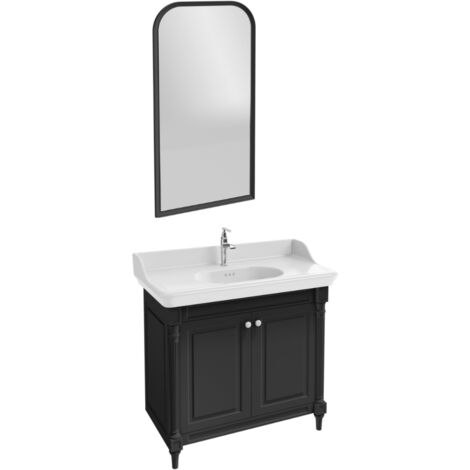 Meuble salle de bain JACOB DELAFON Cléo 1889 plan vasque + miroir + mitigeur lavabo chromé