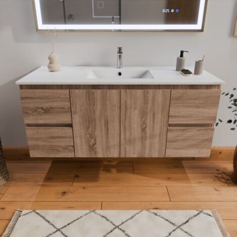 Meuble salle de bain RAPHA 120 cm vasque centrée