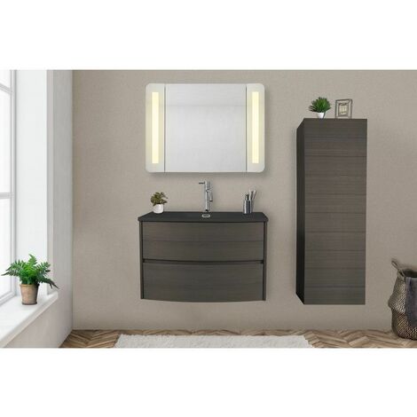 Colonne De Salle De Bain Taupe A Prix Mini