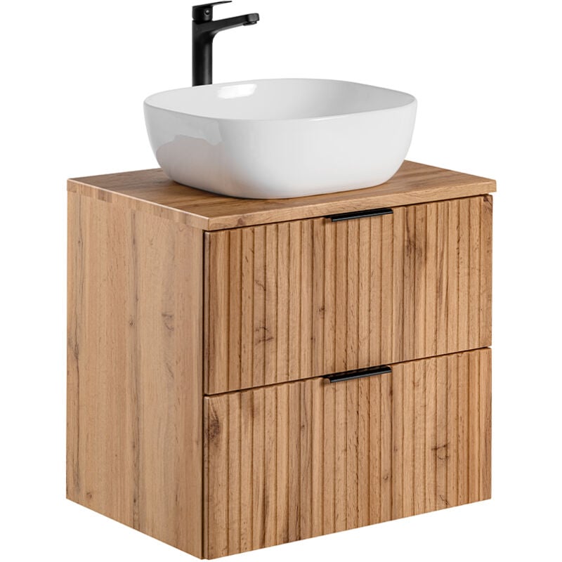 Petits-meubles - Meuble simple vasque 60cm Adriel Bois