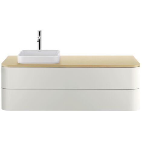 Meuble sous console HAPPY D.2 P 408x1300x550mm pour lavabo à poser Happy D.