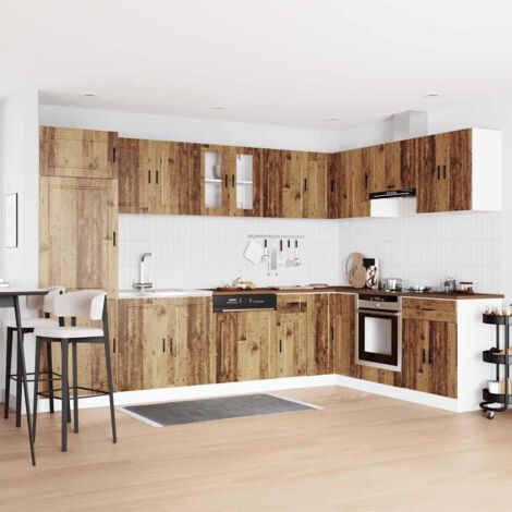 Meuble sous évier avec stockage-Meuble bas pour évier Porto Marron 80 x 46 x 81,5 cm 246958