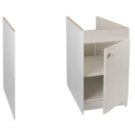 Meuble sous évier L1200 CONFORT 1 porte mélaminé blanc - FRANKE - 609799