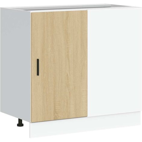 Meuble sous évier "Lyon" en chêne Sonoma