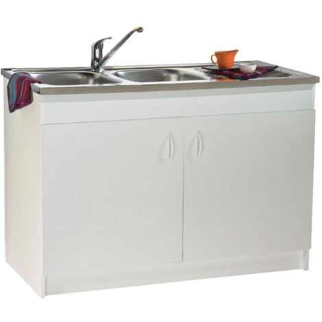 Meuble bas cuisinette pour lave vaisselle - Moderna - Longueur 120 cm
