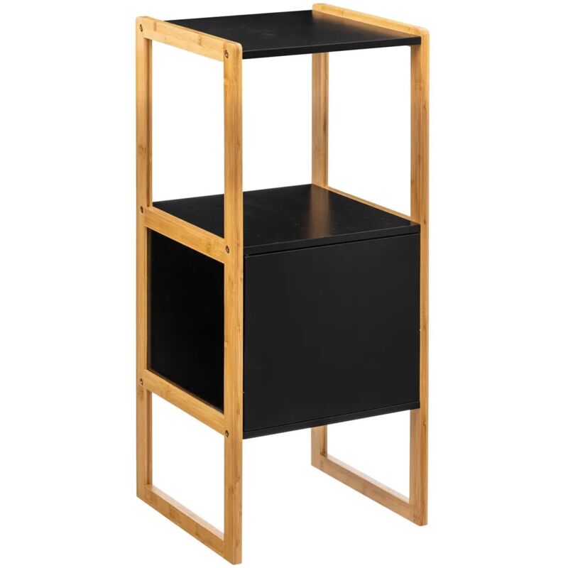 5five Simply Smart - Meuble Bas Sous Lavabo Naturéo Noir Five