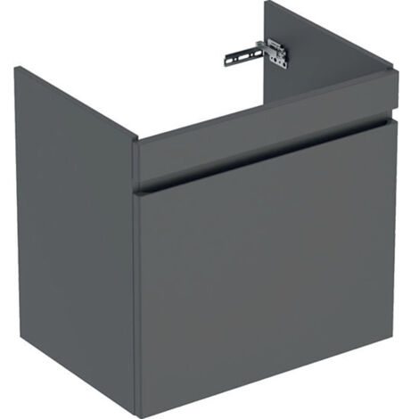 Meuble sous lavabo 70 cm Geberit Renova Plan 1 tiroir 1 tiroir à l'angl Gris vel - GEBERIT 501.907.JK.1