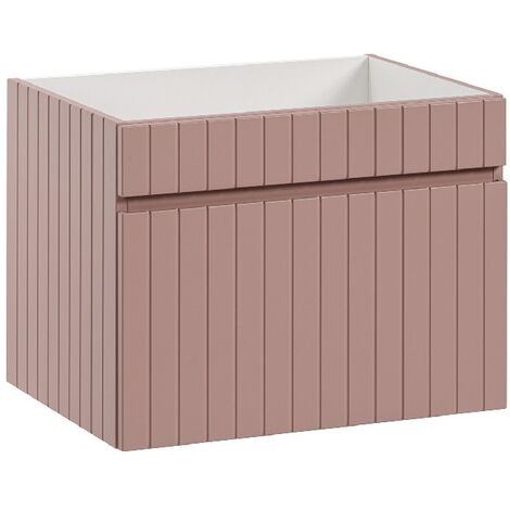 Meuble sous lavabo de salle de bain  AREA ROSE  L.60 - H.46 - P.45,6