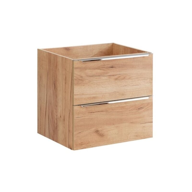 Otitec - Meuble sous lavabo de salle de bain elena chêne L.60 - H.57 - P.45,5 - Chêne