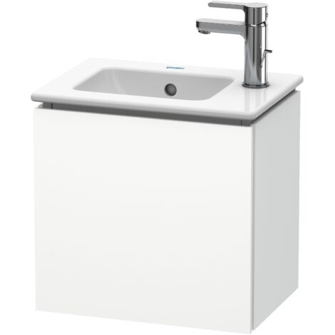 Meuble sous-lavabo Duravit L-Cube suspendu, 1 porte, charnière à