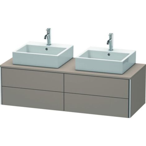 Meuble sous-lavabo Duravit XSquare 140,0 x 54,8 cm, 4 tiroirs,