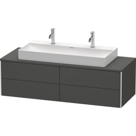 Meuble sous-lavabo Duravit XSquare 140,0 x 54,8 cm, 4 tiroirs,