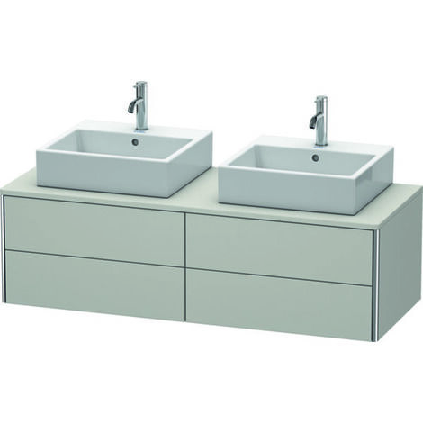 Meuble sous-lavabo Duravit XSquare 140,0 x 54,8 cm, 4 tiroirs,