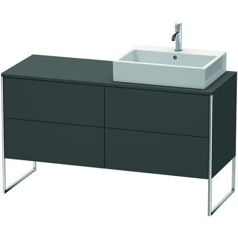 Meuble sous-lavabo Duravit XSquare 140,0 x 54,8 cm, 4 tiroirs,