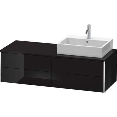 Meuble sous-lavabo Duravit XSquare 140,0 x 54,8 cm, 4 tiroirs,