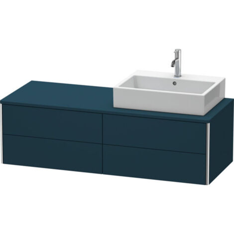 Meuble sous-lavabo Duravit XSquare 140,0 x 54,8 cm, 4 tiroirs,