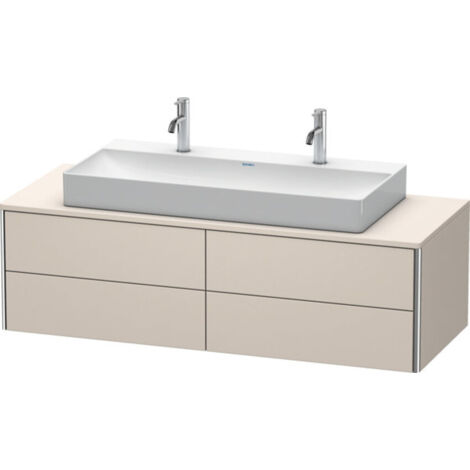 Meuble sous-lavabo Duravit XSquare 140,0 x 54,8 cm, 4 tiroirs,