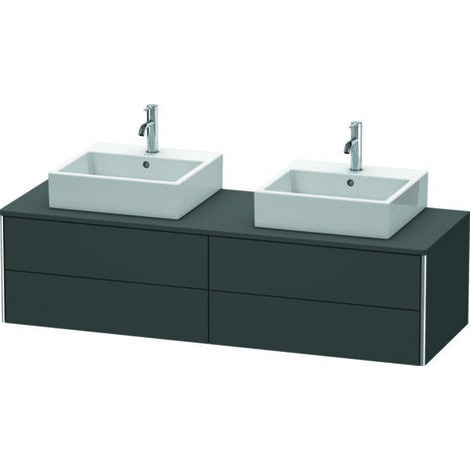 Meuble sous-lavabo Duravit XSquare 160,0 x 54,8 cm, 4 tiroirs,