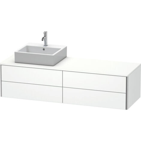 Meuble sous-lavabo Duravit XSquare 160,0 x 54,8 cm, 4 tiroirs,