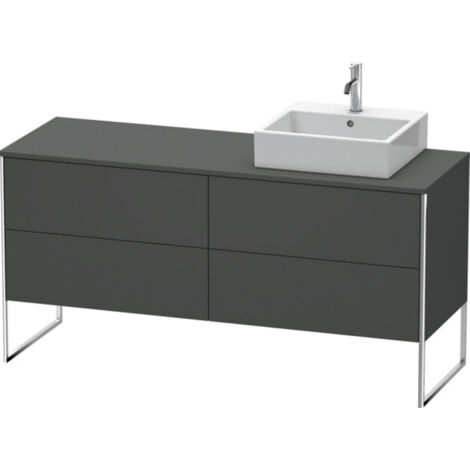 Meuble sous-lavabo Duravit XSquare 160,0 x 54,8 cm, 4 tiroirs,