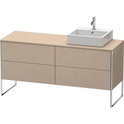 Meuble sous-lavabo Duravit XSquare 160,0 x 54,8 cm, 4 tiroirs,