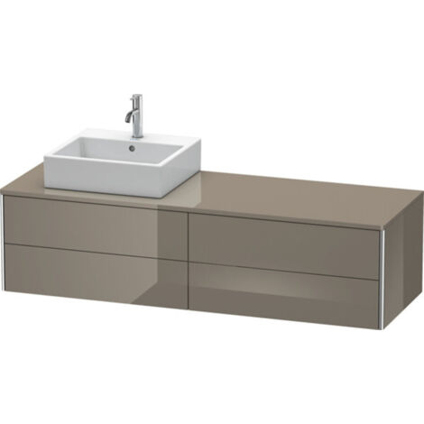 Meuble sous-lavabo Duravit XSquare 160,0 x 54,8 cm, 4 tiroirs,