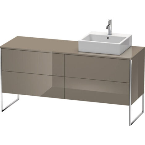 Meuble sous-lavabo Duravit XSquare 160,0 x 54,8 cm, 4 tiroirs,