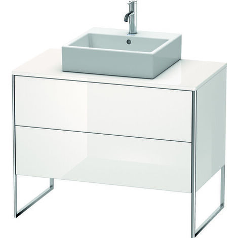 Meuble sous-lavabo Duravit XSquare de 100,0 x 54,8 cm, 2 tiroirs,