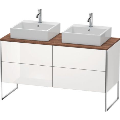 Meuble sous-lavabo Duravit XSquare de 140,0 x 54,8 cm, 4 tiroirs,