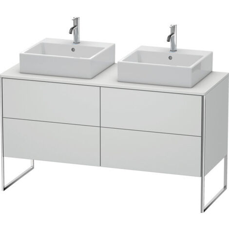 Meuble sous-lavabo Duravit XSquare de 140,0 x 54,8 cm, 4 tiroirs,
