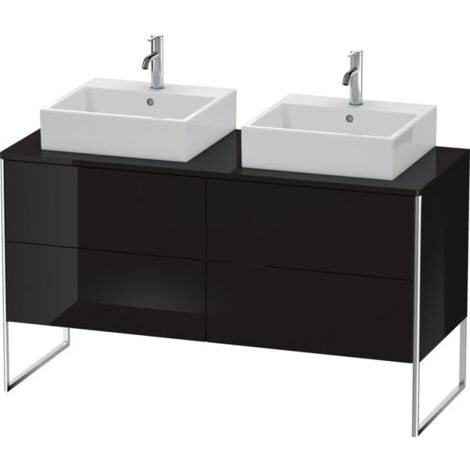 Meuble sous-lavabo Duravit XSquare de 140,0 x 54,8 cm, 4 tiroirs,