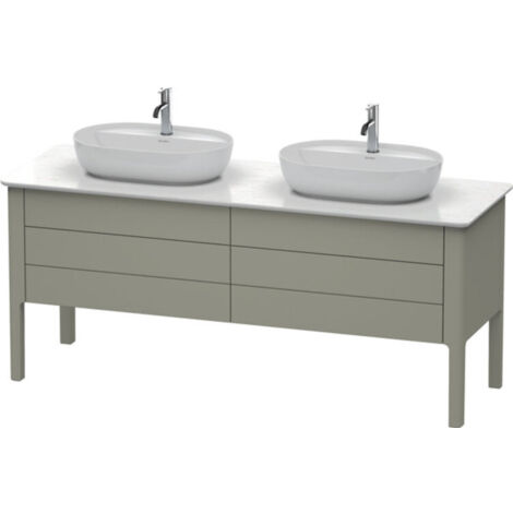 Meuble sous-lavabo Luv Duravit à poser, 1733 x 570 mm, 2 tiroirs,