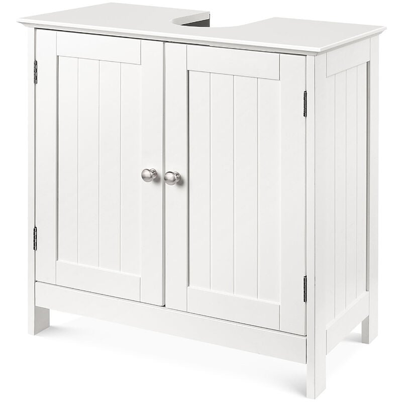 Yongqing - Meuble sous lavabo Meuble de salle de bain Meuble de salle de bain Meuble de salle de bain 60×30×60cm Blanc