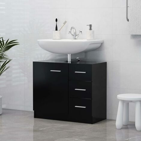 Rangement intérieur pour placard évier lavabo – NOIR – LAPADD