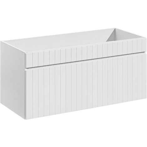 Meuble sous-vasque 100cm Zelie Blanc