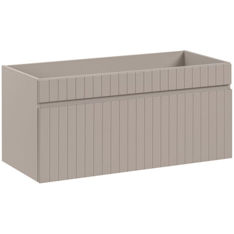 Meuble sous-vasque 100cm Zelie Cachemire