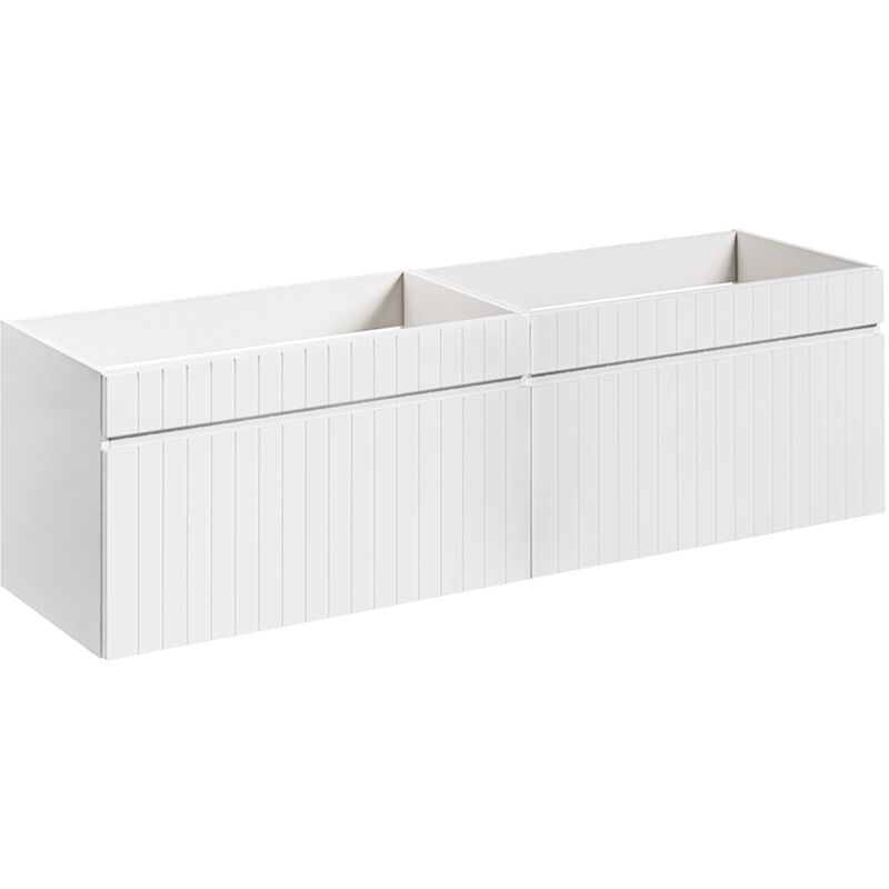 Meuble sous-vasque 160cm Zelie Blanc