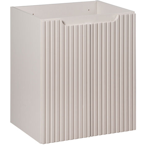 Meuble sous-vasque 50cm 2 portes Riva Cachemire