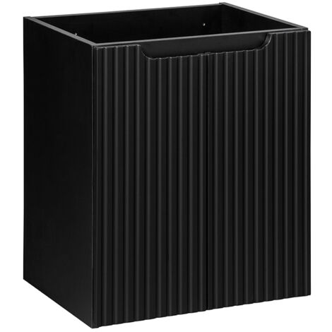 Meuble sous-vasque 50cm 2 portes Riva Noir